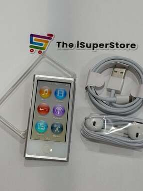 Apple iPod Nano 7th Generation 16GB Silver Bundle - 1 YR warranty